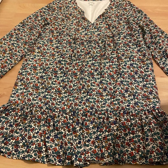 J Crew Long Sleeve Floral Dress - Picture 4 of 5